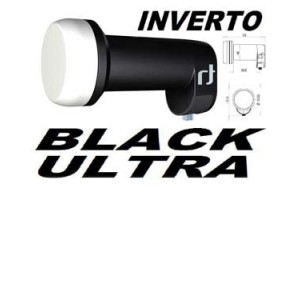 LNB UNIV. OFFSET 1-Saída 0.2DBS Inverto Bk Ultra