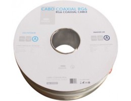 CABO COAXIAL RG-6  Rolo.100m 